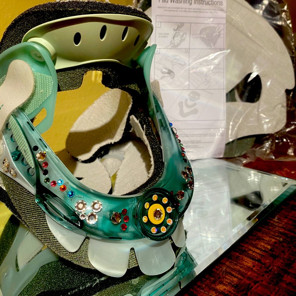 Wow ~ Swarovski Crystal Neck Brace Medical Collar!
